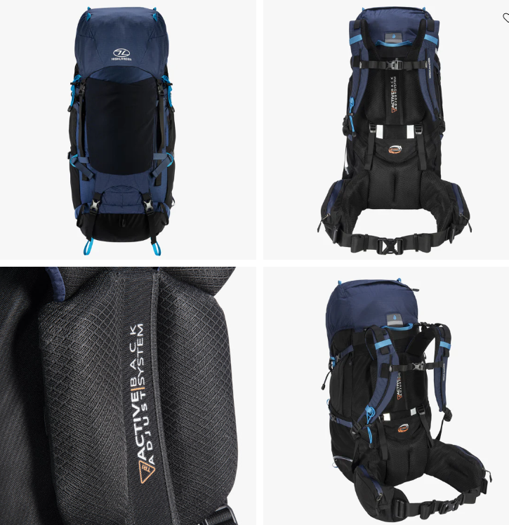 Highlander 60L + 5L Novar Rucksack Highlander 60L + 5L Novar Rucksack